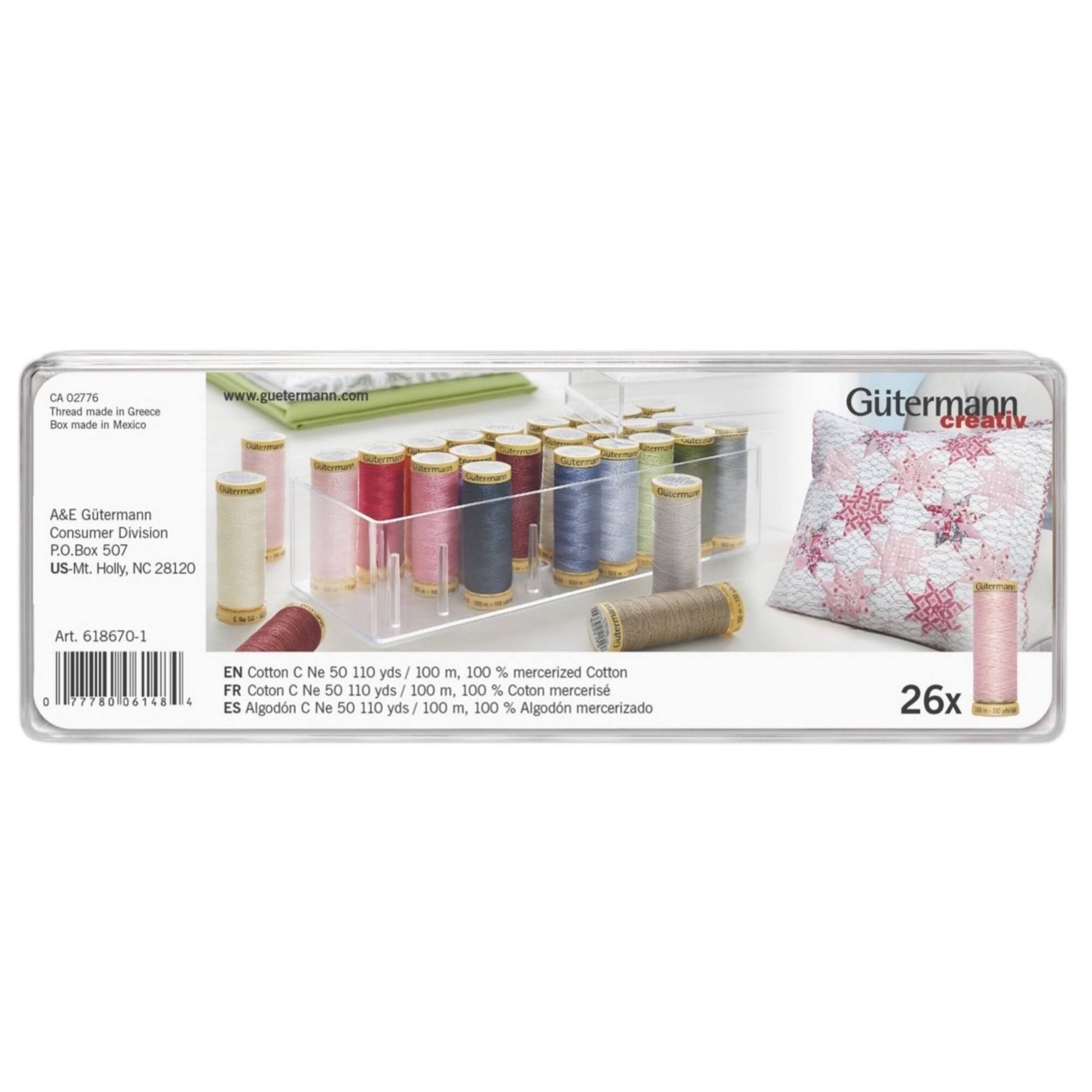 Gütermann® 26 Spool Cotton Premium Thread Set